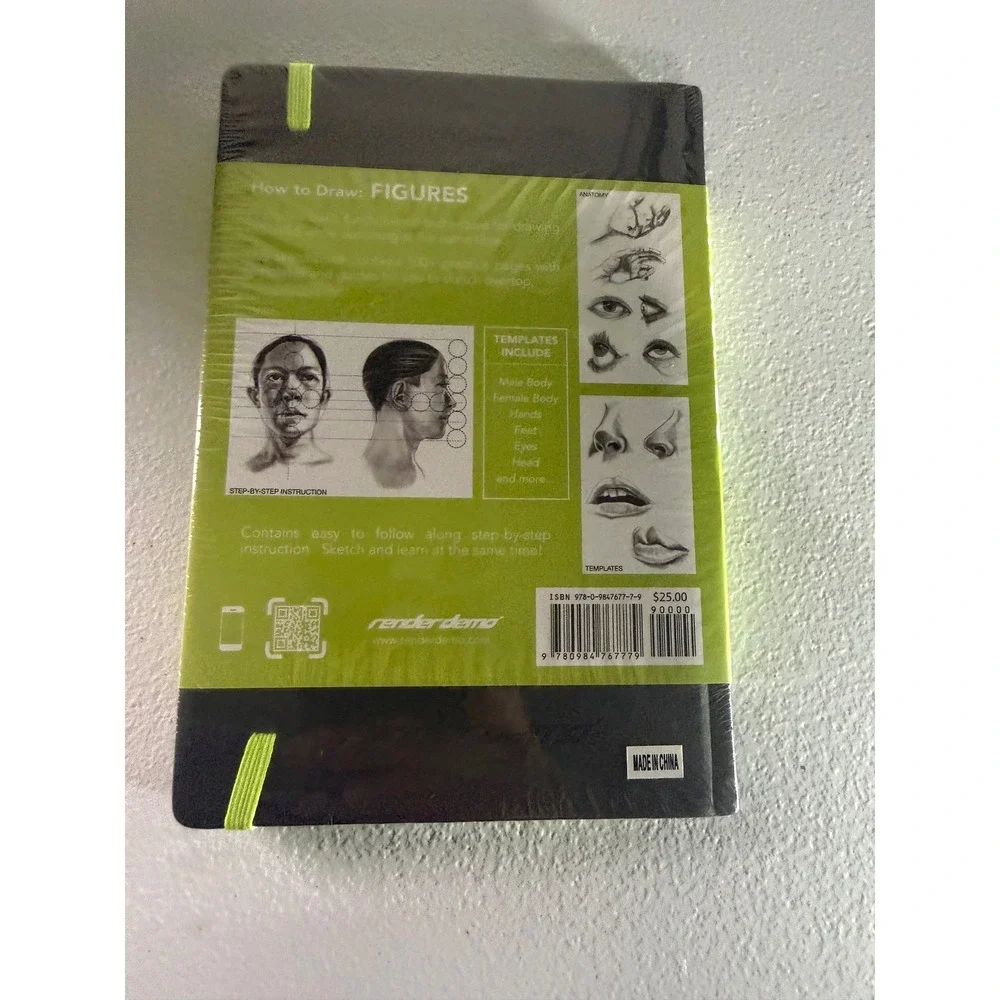 Render Demo How to Draw Figures Sketchbook for Artists Anatomy Guide New Sealed